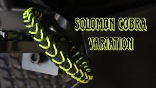 HOW TO MAKE SOLOMON COBRA VARIATION PARACORD BRACELET EASY PARACORD TUTORIAL DIY.