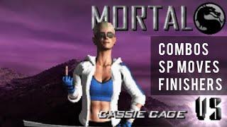 Mortal Kombat New Age  Cassie Cage  All Special Moves Combos & Finishers