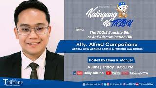 The SOGIE Equality Bill or Anti-Discrimination Bill  #KalingangKatribu Legal Diaries