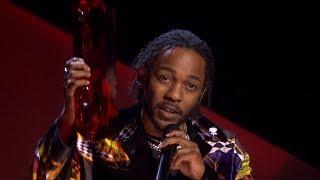 Kendrick Lamar wins International Male Solo Artist  The BRIT Awards 2018