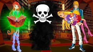 WINX CLUB love story fan animation cartoon - Magic Book & Evil Spirit