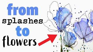  THIS technique will BLOW your mind   The EASIEST Watercolour Flowers