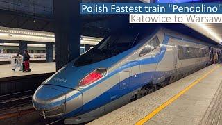 TRIP REPORT  Onboard Polish Fast Train Pendolino  PKP  Katowice to Warsaw  First Class