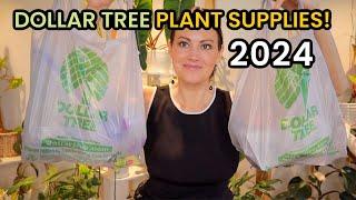 Dollar Tree PLANT SUPPLIES Shop With Me For House Plant Supplies & Pots - Dollar Tree Finds