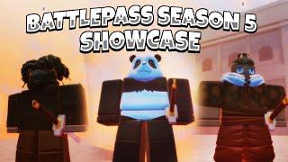 GPO THE NEW SEASON 5 BATTLEPASS SHOWCASE JJK THEMED + Everything