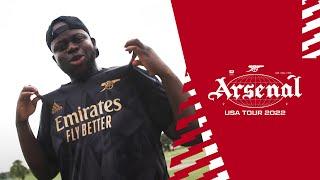 The Arsenal USA Tour Diary feat Frimpon  New away kit Matt Turner Granit Xhaka and golf balls