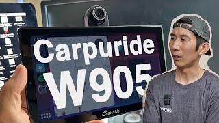 Everything You Need to Know Carpuride W905 Portable Carplay and Androidauto with Dash Camera