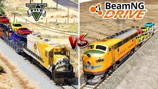 GTA 5 Train vs BeamNG Drive Train - Which is Best?