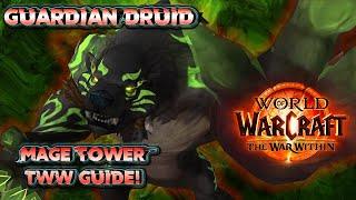 Guardian Druid Mage Tower in The War Within  Updated Guide