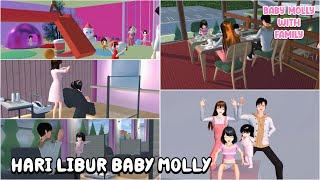 Baby Molly With Family  Liburan Ala Keluarga Molly  Drama sakura school simulator