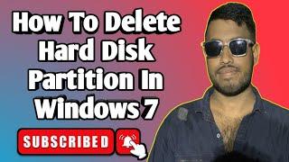 Delete Partition  Delete Partition Windows 10  How To Delete Hard Disk Partition In Windows 7