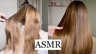 ASMR  COMPILATION - BEST OF HAIR BRUSHING & SPRAYING  hair play no talking