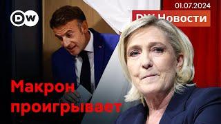 Ультраправые Ле Пен побеждают Макрона во Франции