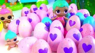 Яйца с Сюрпризом и Семейка Куклы Лол Сюрприз Мультик Lol Families Surprise Dolls Hatchimals