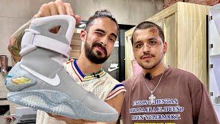 NODAL ROMPE RÉCORD COMPRANDO SNEAKERS Compró los Nike Mag de Volver al futuro