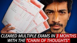 Cleared SSC CGL IBPS PO & More Exams in 3 Months  The Chain Of Thoughts