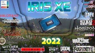 Intel Irisi Xe 12500h in 50 games   12500h  2022