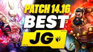 The BEST Junglers For All Ranks On Patch 14.16 Death buffed  Season 14 Tier List League of Legends