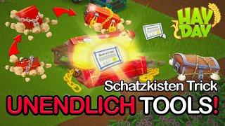 UNENDLICH TOOLS DURCH KISTEN  Hay Day Schatzkisten Trick  SyromerB