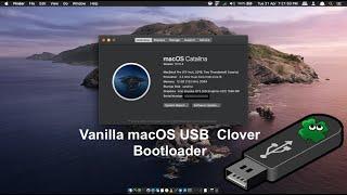 Vanilla macOS USB Clover Bootloader for HACKINTOSH