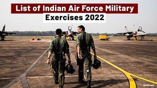 List of Indian Air Force Military Exercises 2022