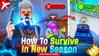 How To Survive In Solo Grandmaster Hard Lobby   Full Strategy + Tips & Trick Br Rank  Utkarsh FF