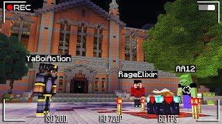 We Snuck into a HAUNTED UNIVERSITY in Minecraft Pocket Edition *He Did a Ritual*