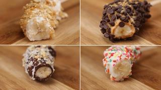 Fun And Easy Frozen Bananas 4 Ways