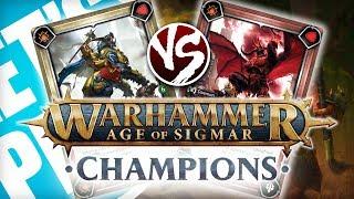 Lets Play Warhammer Age of Sigmar - Champions Order vs Chaos