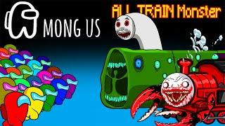 AMONG US VS ALL TRAIN EATER Cursed Thomas TRAINS-FORMERS Bus Monster Choo-Choo Charles Animation