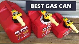 NO-SPILL Gas Can System - The best gas can on the market