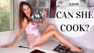 ASMR Darling Girlfriend Takes Care of You in the Kitchen PART 2