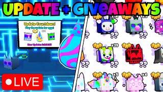  LIVE PET SIMULATOR 99 GRINDING FOR UPDATE + EXCLUSIVE PET GIVEAWAYS & MORE PET SIM 99  ROBLOX