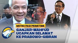 Terima Putusan MK Ganjar-Mahfud Ucapkan Selamat ke Prabowo-Gibran