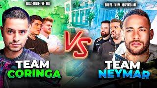 TEAM CORINGA VS TEAM NEYMAR NO CS