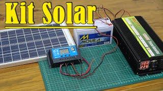 KIT SOLAR de 10W  Ideal para Iniciar  -  Utsource -