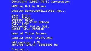 VGMPlay MSX YMF278B OPL4 support
