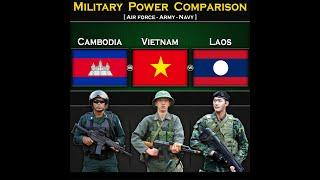 Cambodia vs Vietnam vs Laos  Military Power Comparison 2024  Global Power