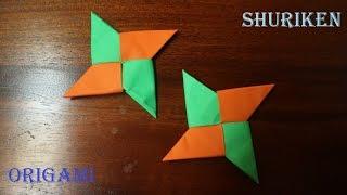 Cara membuat origami shuriken mudah