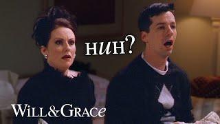 Moments Karen & Jack were clueless & confused  Will & Grace