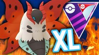 *XL* VOLCARONA SETS THE MASTER LEAGUE PREMIER CUP ABLAZE  Pokémon GO Battle League