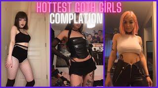 THE MOST ATTRACTIVE GOTHIC GIRLS ON TIKTOK  HOT TIKTOK VIDEOS  GRUNGE GOTH GIRLS DANCING