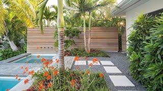 FRESH 100+ TROPICAL LANDSCAPING DESIGN IDEAS  BACKYARD FRONTYARD TROPICAL GARDEN LANDSCAPING TIPS