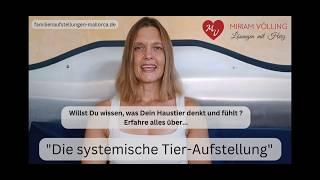 Die systemische Aufstellung von Tieren