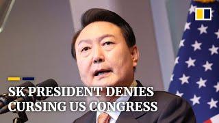 South Korea’s Yoon in hot water over alleged ‘hot mic’ moment criticising US Congress