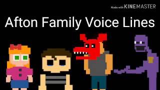 Afton Family Voice Lines  Gacha {FNaF} old