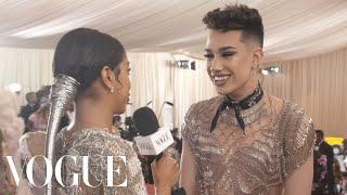 James Charles on Going Outside His Comfort Zone for the Met Gala  Met Gala 2019 With Liza Koshy