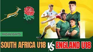 Rugby Showdown England U18 vs South Africa U18  The Rivalry Continues