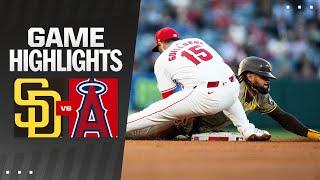 Padres vs. Angels Game Highlights 6524  MLB Highlights