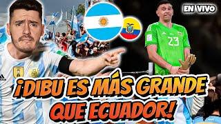 REACCION EN VIVO con IVAN TRIVIÑO PENALES ARGENTINA vs ECUADOR 1-1 4-2 DIBU MARTINEZ EN PIJ4 